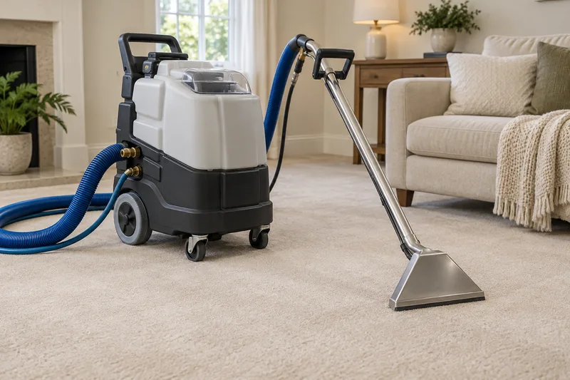 Portable extraction equipment and carpet wand